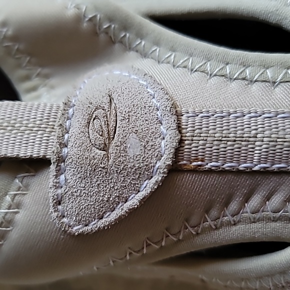 Easy Spirit 10B Treasured slip on leather textile tan athleisure neutral comfy - Picture 8 of 10